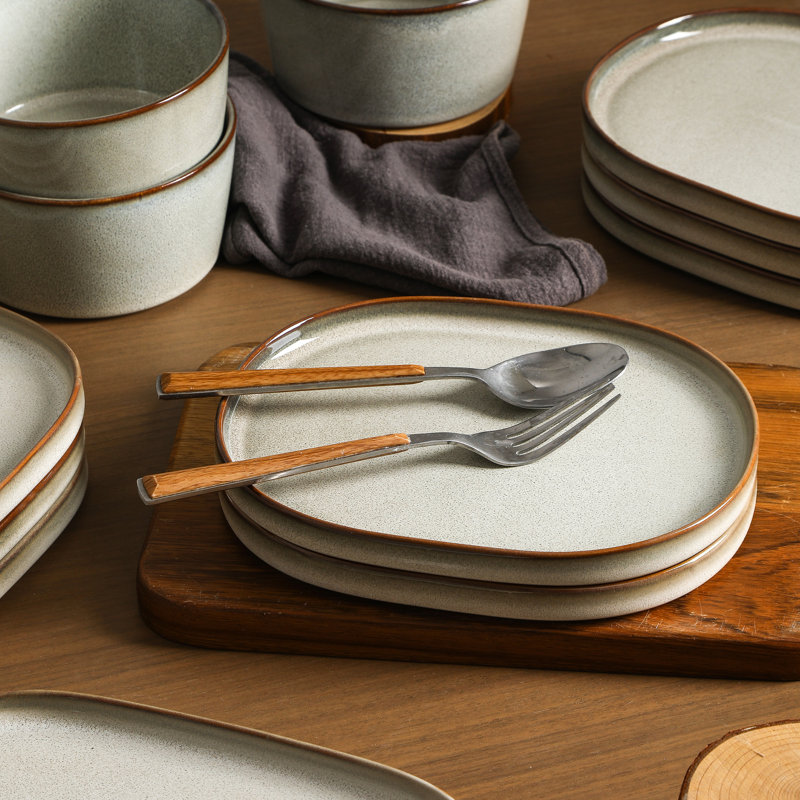 Service de table 24 pièces Stone Lain, Gris