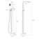 Freestanding Bathtub Faucet With Matte Black Shower Function And Stylish Handheld Unit Elegant