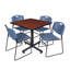 Nicklas square break room table, 4 Zeng stacking chairs-32668296-32668294