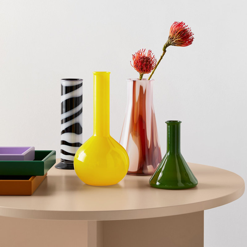 Lab Crystal Glass Table Vase