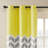 Modern Herringbone Print Blackout Curtains (Pair)