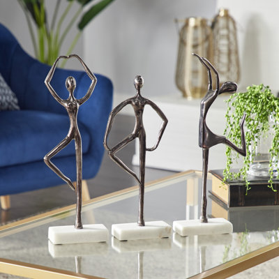 Ensemble de figurine en aluminium 3 pièces Colell