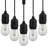 Junyi 50' Outdoor LED 15 - Bulb Standard String Light