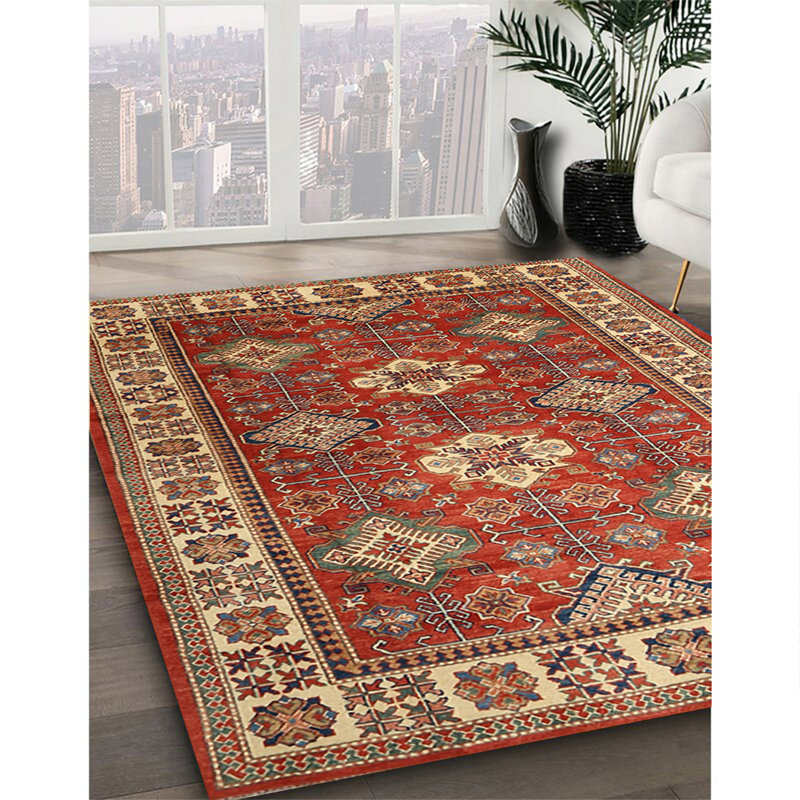 Tapis oriental tissé à la machine Caylan, Rond 4 pi