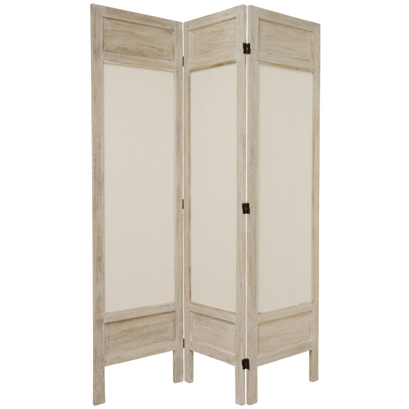 Huffman 5.5 Ft Tall Folding Room Divider, White, 3