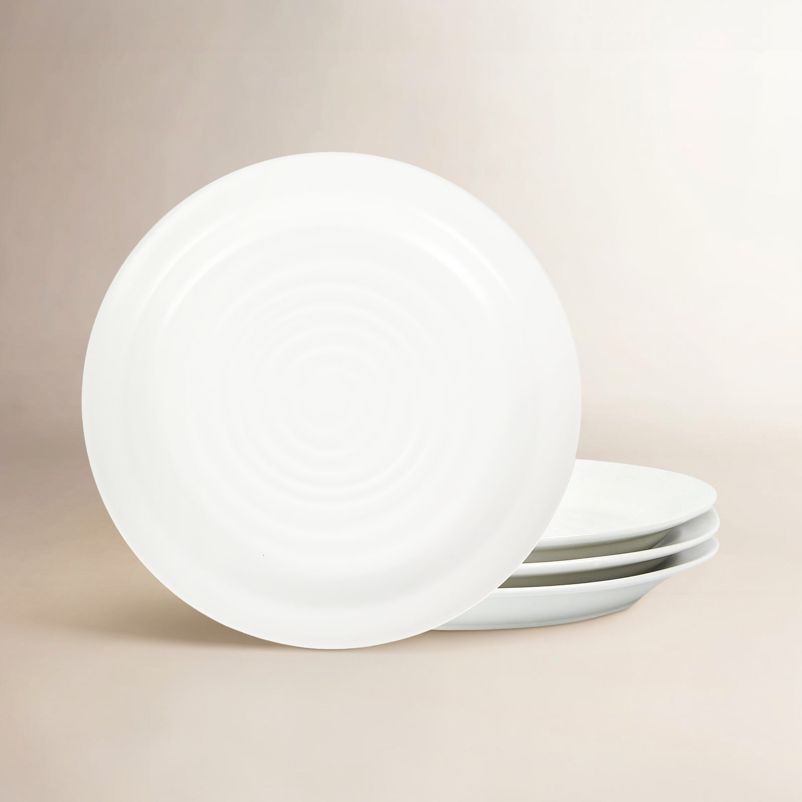 Orbit 11" Dinner Plate, White