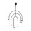 Calumn 6 - Light LED Chandelier