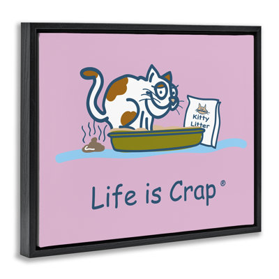 «Kitty Litter Funny Floater Canvas» par LIC