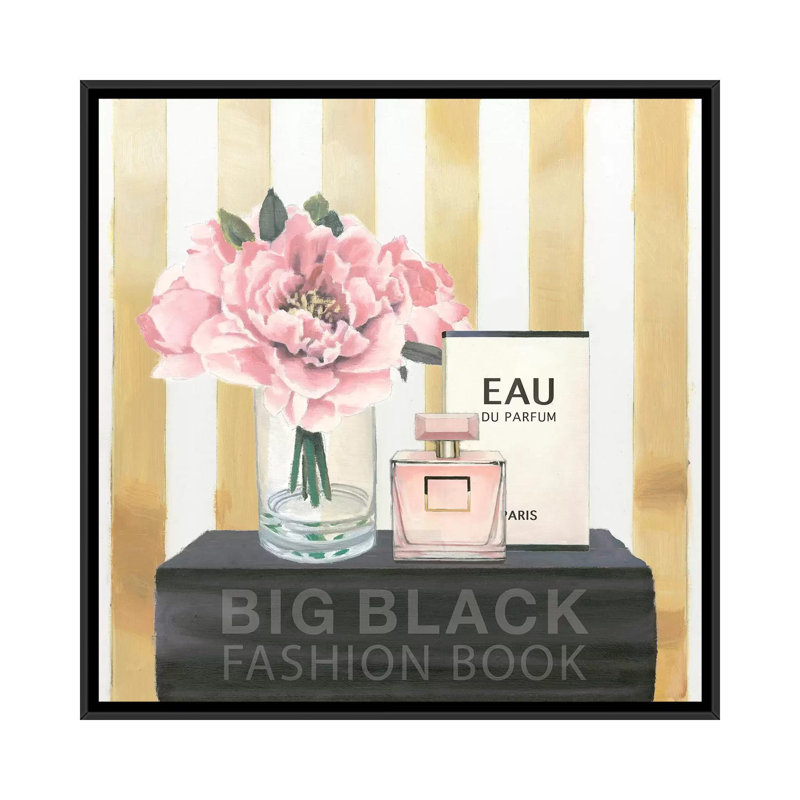 « forever i », reproduction d’impression sur toile, H 18 po x l 18 po x P 1,5 po, Toile avec cadre noir, Pas de tapis