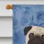 Caniche en polyester à 2 côtés 40 x 28 po standard welcome drapeau maison-957493046