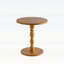 Table basse ronde avec pieds en bois