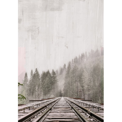 Forest Mountain Railway - Painting Print