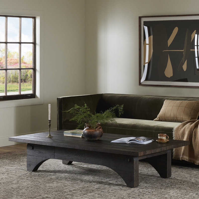 Winchester Rectangular Coffee Table, Smoked Alder