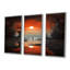 Twickenham - ensemble d'art mural paysage abstrait-108315830-108315831