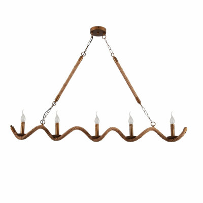 Northlakes 5 - Light Kitchen Island Chandelier