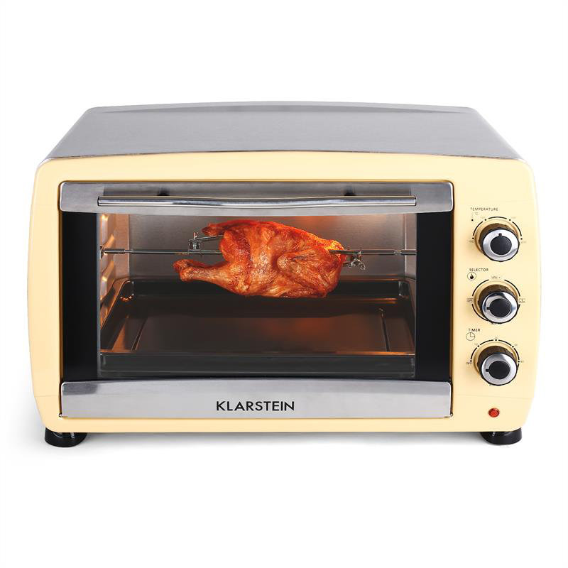 Omnichef 45 L Mini Oven, Silver and yellow