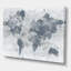 «Golden Gray World Neutral», reproduction d'art sur toile tendue-55951373