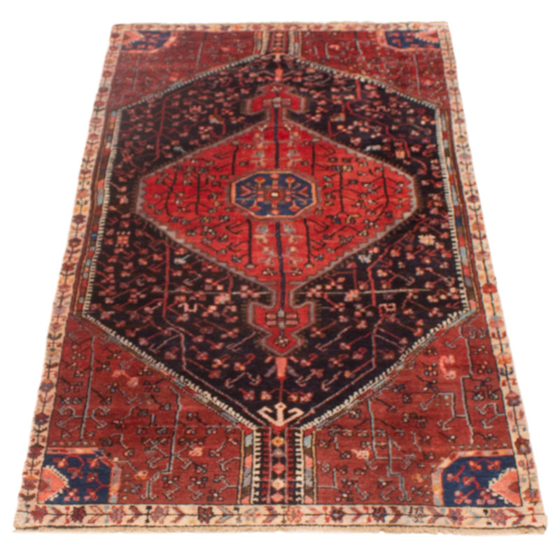 Atiyyah One-of-a-Kind Rectangle 3'9" X 7'5" 1990s Wool Area Rug