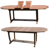 Hillpoint Outdoor 11 - Piece Teak Dining Set