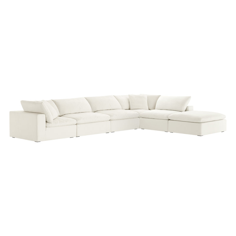 Canapé modulaire Calana, 6 morceaux, Coton Flannigan