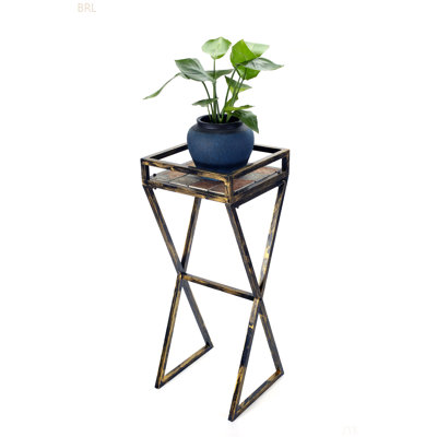 35.5" Metal Plant Stand by 17 Stories