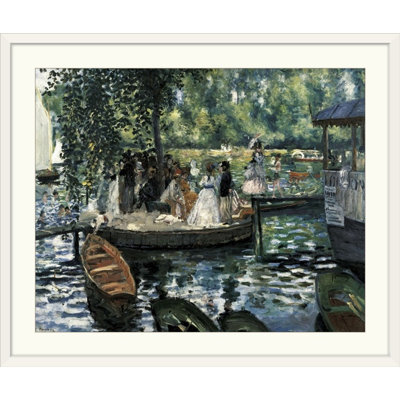 " La Grenouillere " by Pierre-Auguste Renoir