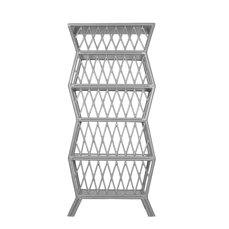 Hollywood Etagere Bookcase, Light Gray