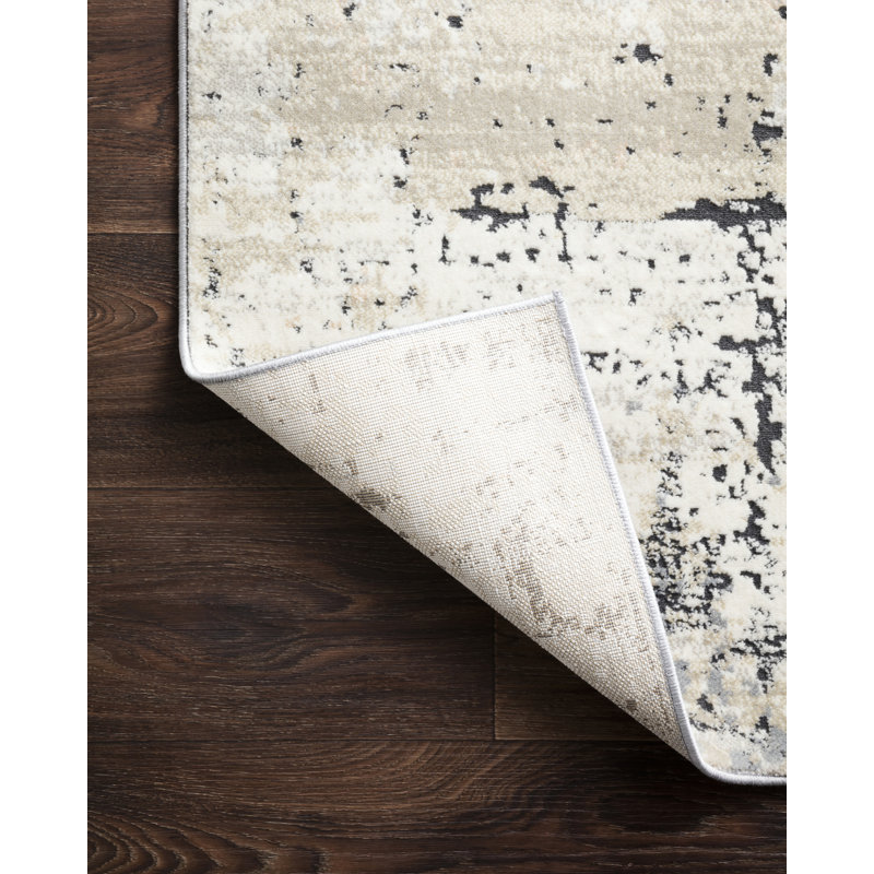 Lozano Abstract Indoor Rug, Square 1'6" x 1'6"