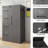 Metal Storage Vertical Filing Cabinet with Lock, Steel File Locker with 4 Drawers and 1 door-680347689