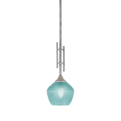 Luminaire suspendu argenté 1 lumière Uptowne