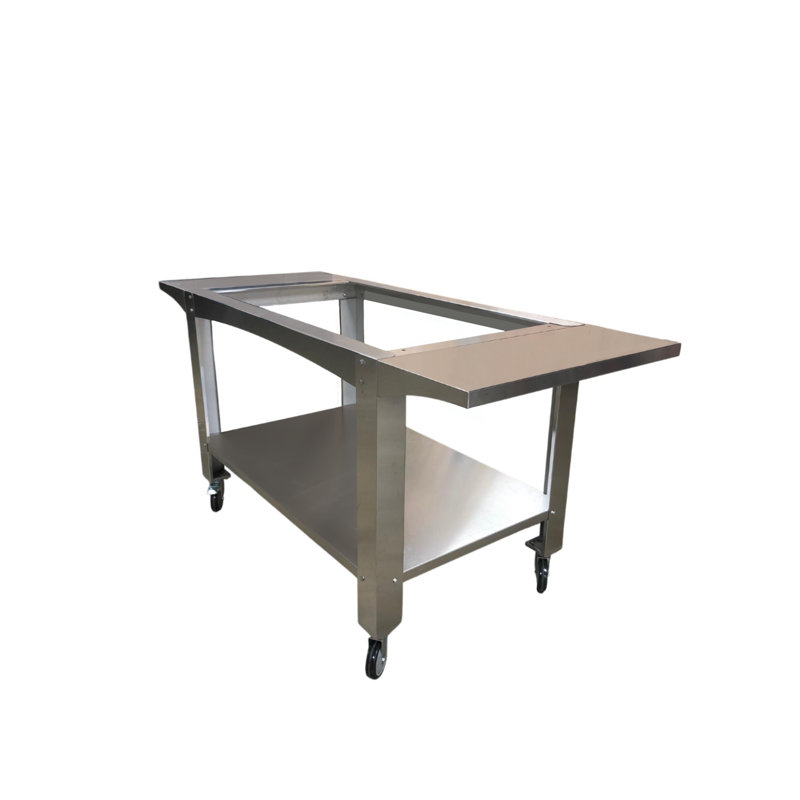 WPPO LLC Karma 55'' W x 40'' D Stainless Steel Grill Cart Or Table