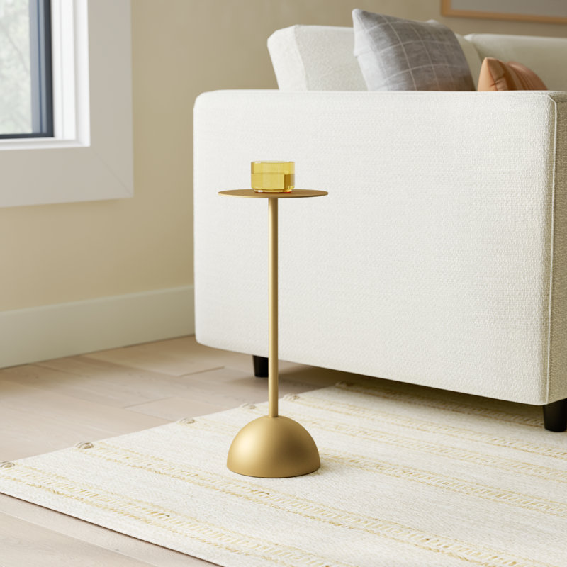 Side Table, Gold