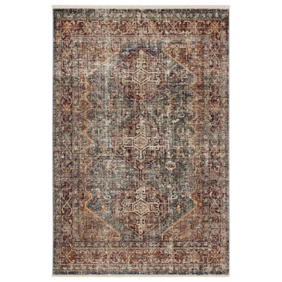 Clemente Washable Oriental Indoor Rug