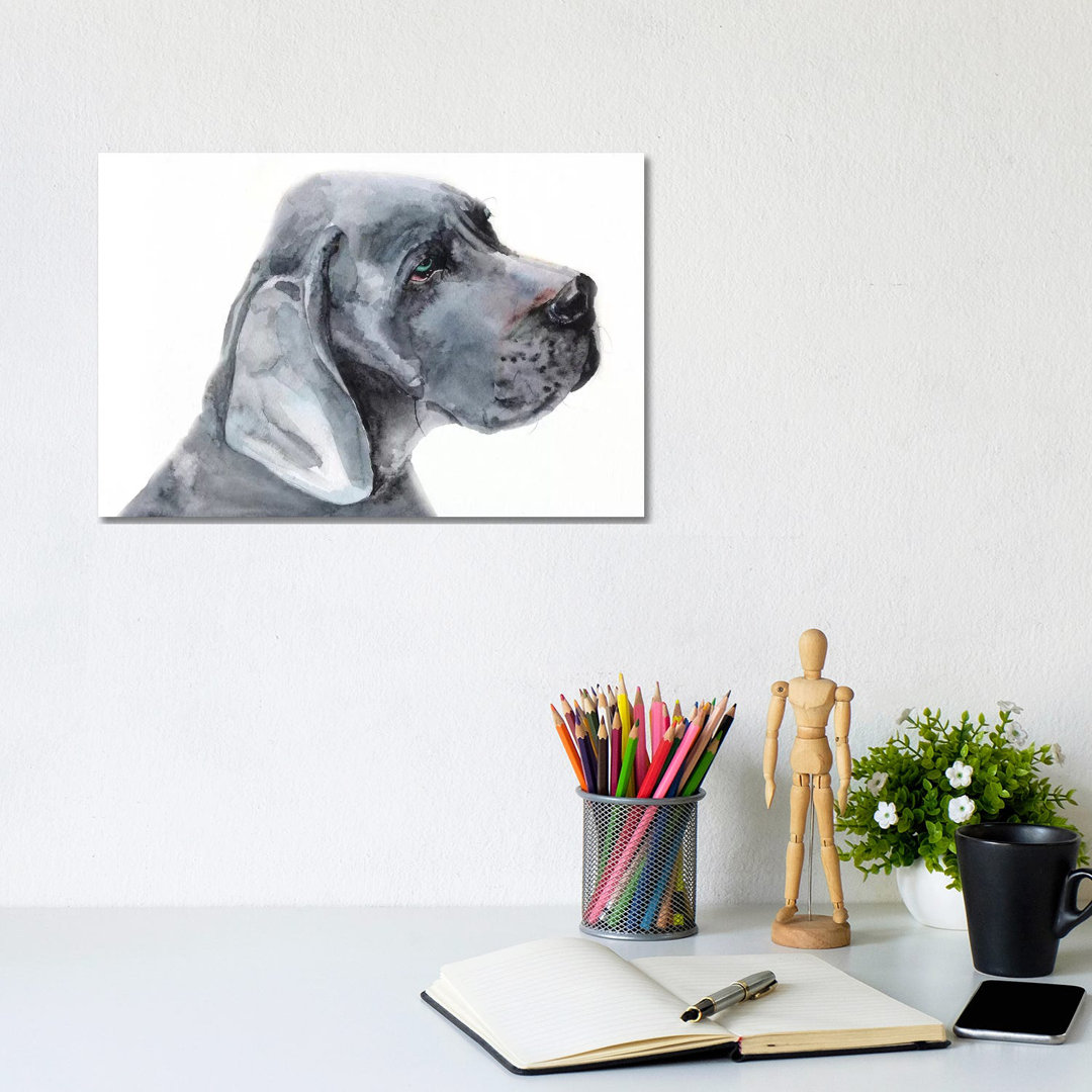Great Dane by George Dyachenko - Wrapped Canvas Painting