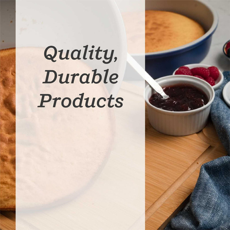 Bakers Gonna Bake' High Performance Nonstick Round Cake & Pie Pans Set Of 2