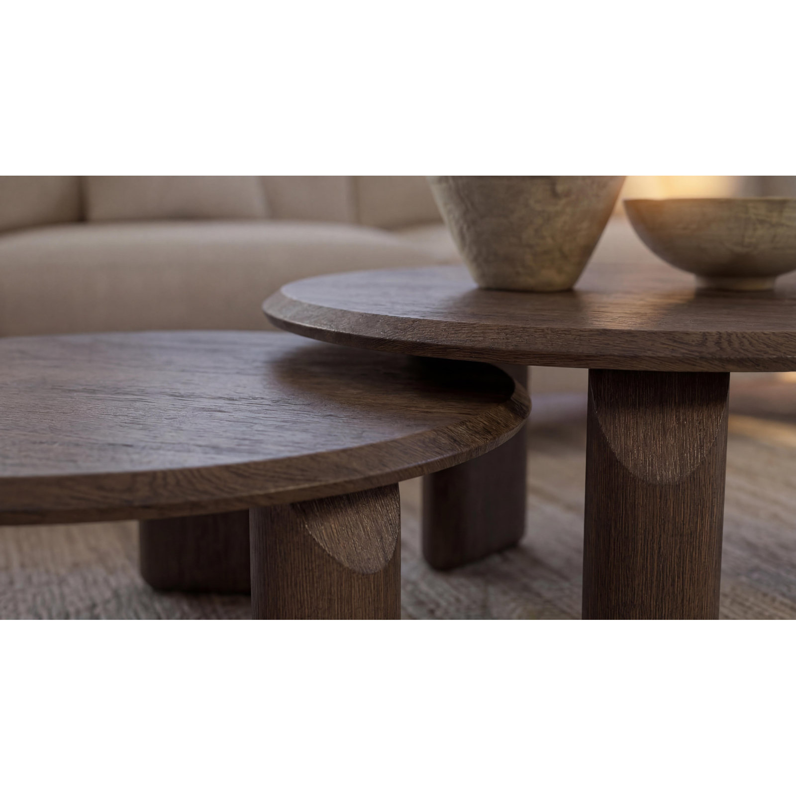 Single Coffee Table, Brown, 16" H x 40.2" L x 40.2" W