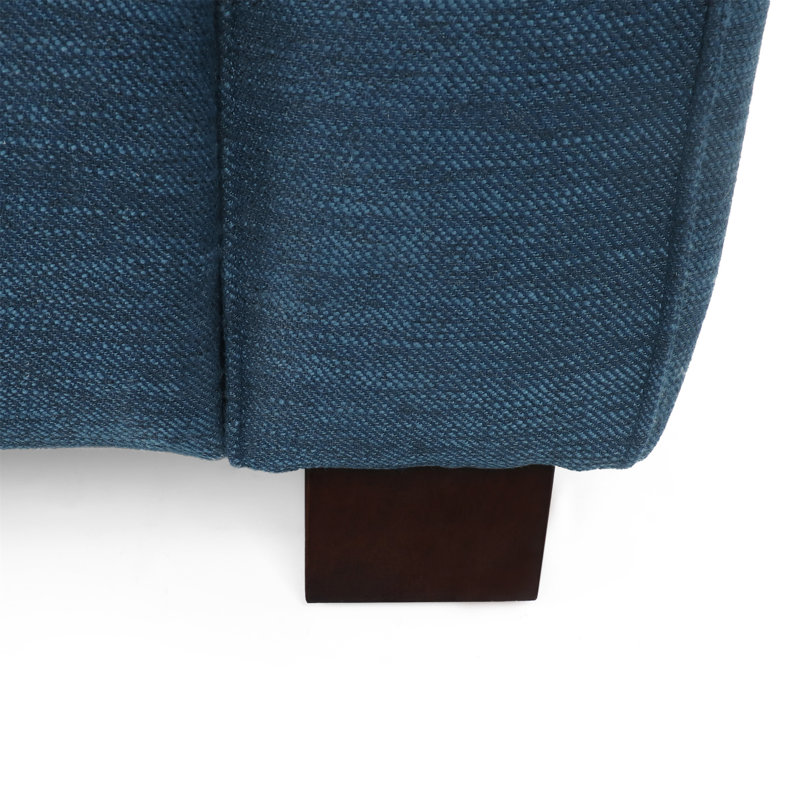 Causeuse en tissu Tuveson, Polyester bleu marine
