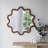 31" x 30" Wooden Accent Mirror