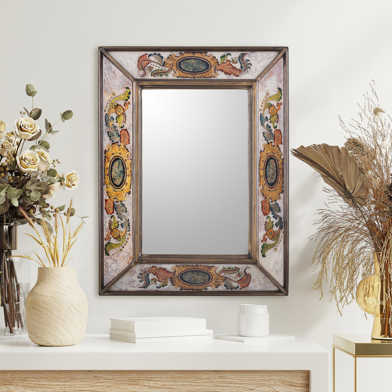 Sedgerock Wood Rectangle Wall Mirror