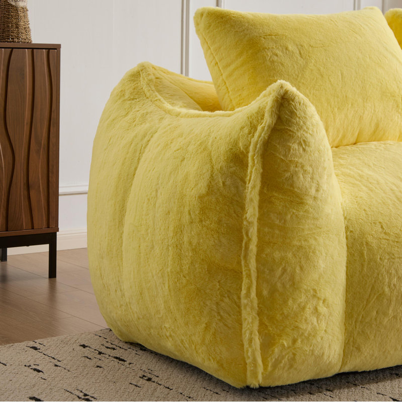 pouf, Jaune