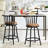 Chalfonte 24" Swivel Upholstered Counter Stool with Metal Frame for Kitchen or Counter-1681244500