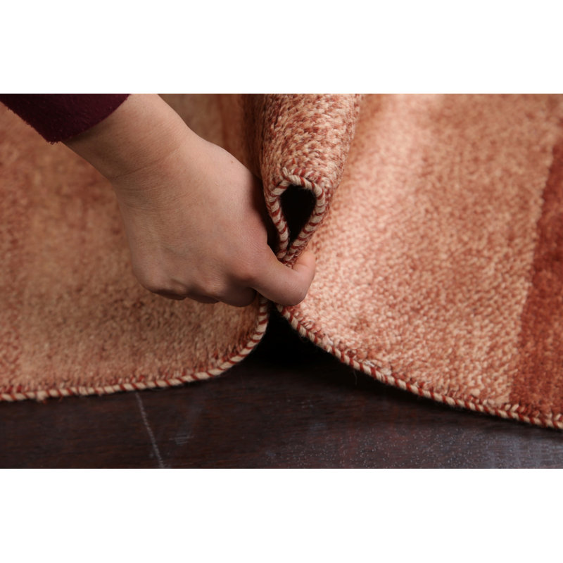 Tapis de couloir en Tapis décoratif laine noué à la main de conception unique 2 pi 9 po x 16 pi 8 po New Age