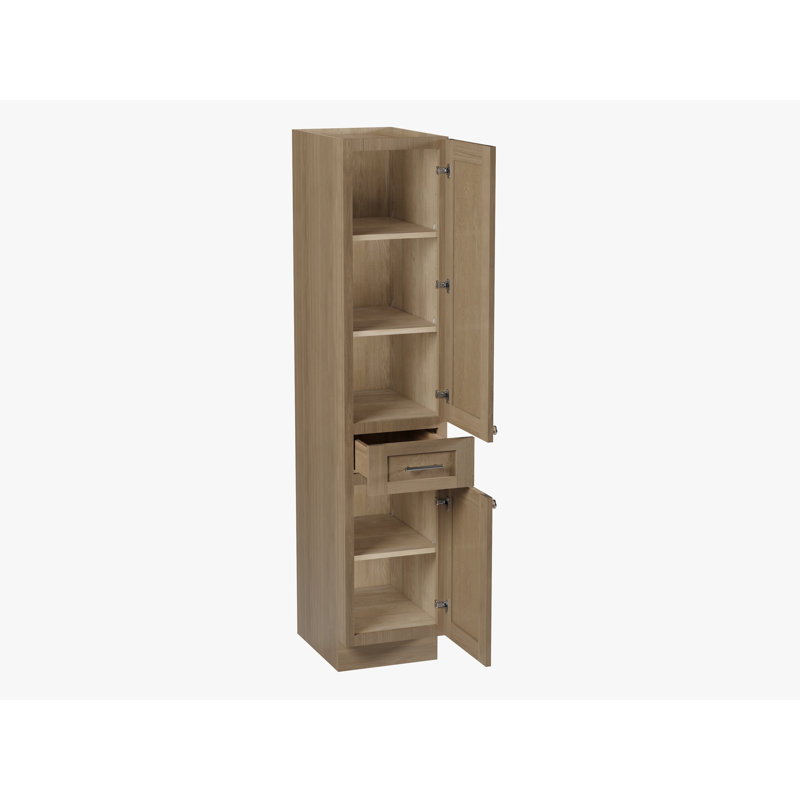 Armoire de salle de bain Disar, Satin