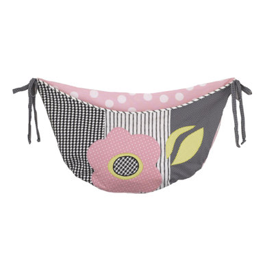 Derr Floral 100% Cotton Striped Crib