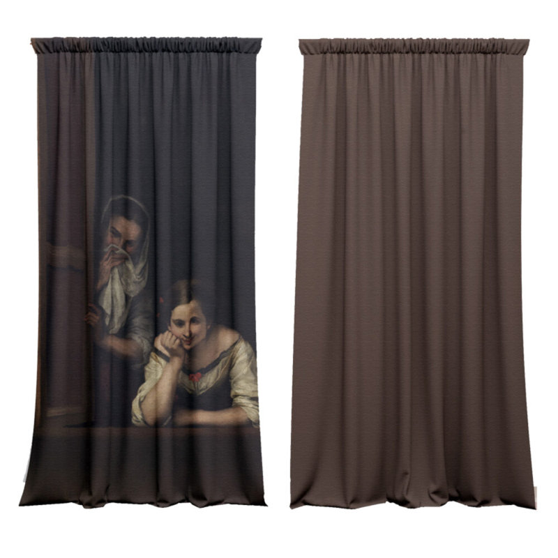 Newthorpe Velvet Blackout Curtain Panel Pair, 148cm x 350cm