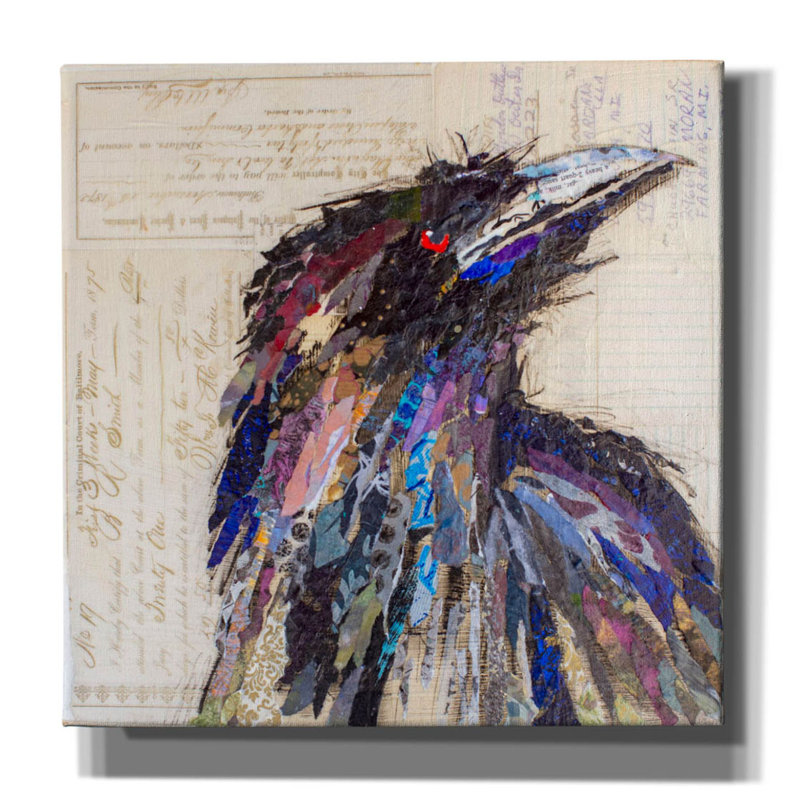 «Kafader Raven 2» sur toile par St. Hilaire Elizabeth, reproduction, H 26 po x l 26 po x P 1,5 po