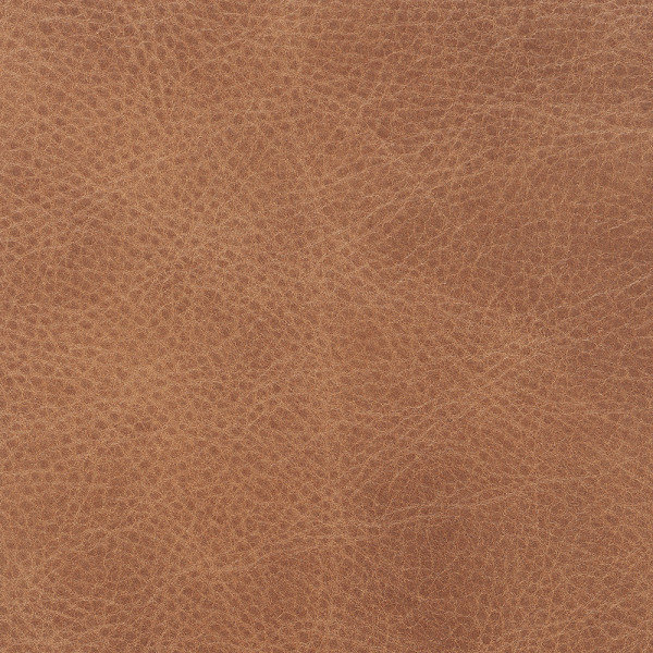 Cocoa Cleo Leather Ottoman