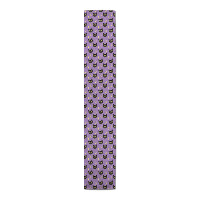 Cat Moon And Stars Pattern Table Runner