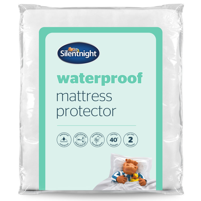 Silentnight Waterproof Fitted Mattress Protector, Single (3')