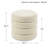 Leiani 19.5" W Round Upholstered Storage Ottoman -676380860